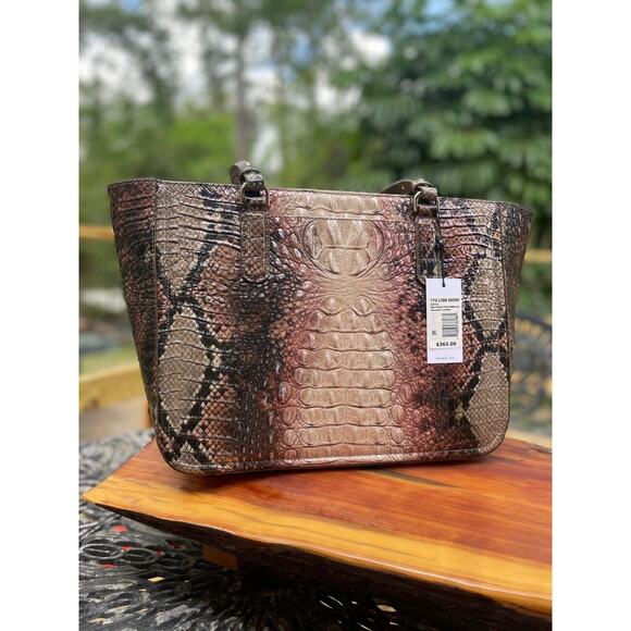 Brahmin NWT Ashlee Diamondback Ombre Malborne Purse RV $365 - Picture 13 of 13